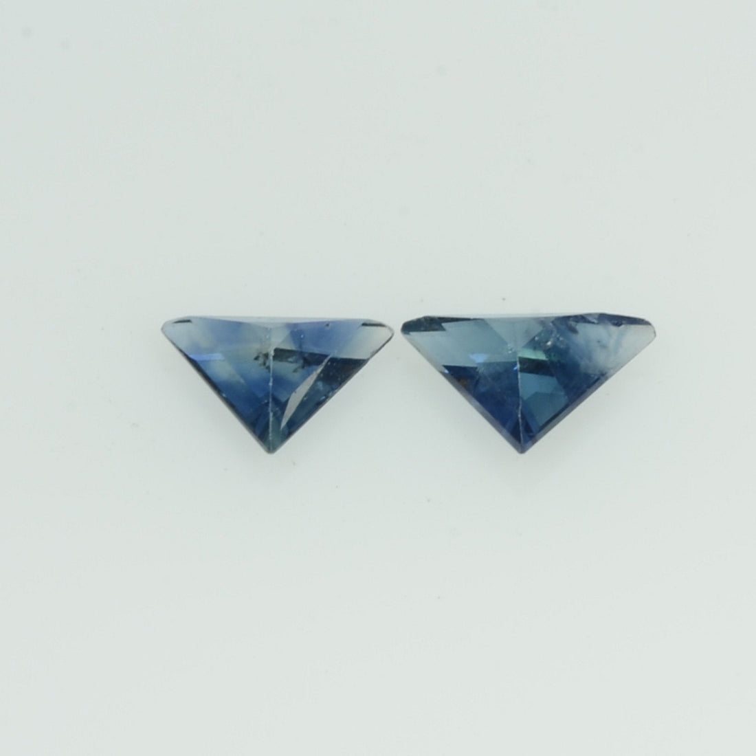 4x3 mm Natural Blue Sapphire Loose Gemstone Triangle Cut Pair - Thai Gems Export Ltd.