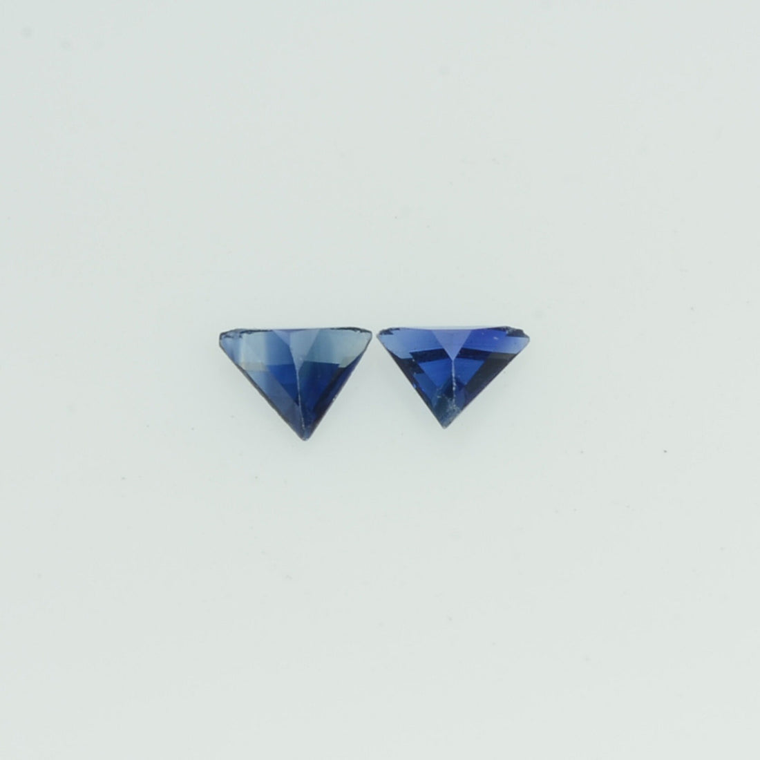 3x2 mm Natural Blue Sapphire Loose Gemstone Triangle Cut Pair