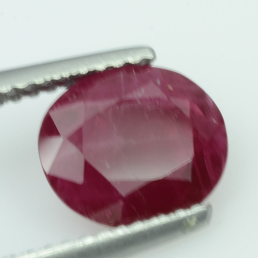 1.96 cts Natural Burma Ruby Loose Gemstone Oval Cut