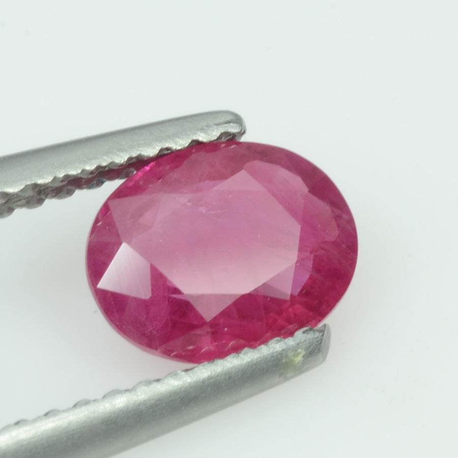 1.10 cts Natural Burma Ruby Loose Gemstone Oval Cut