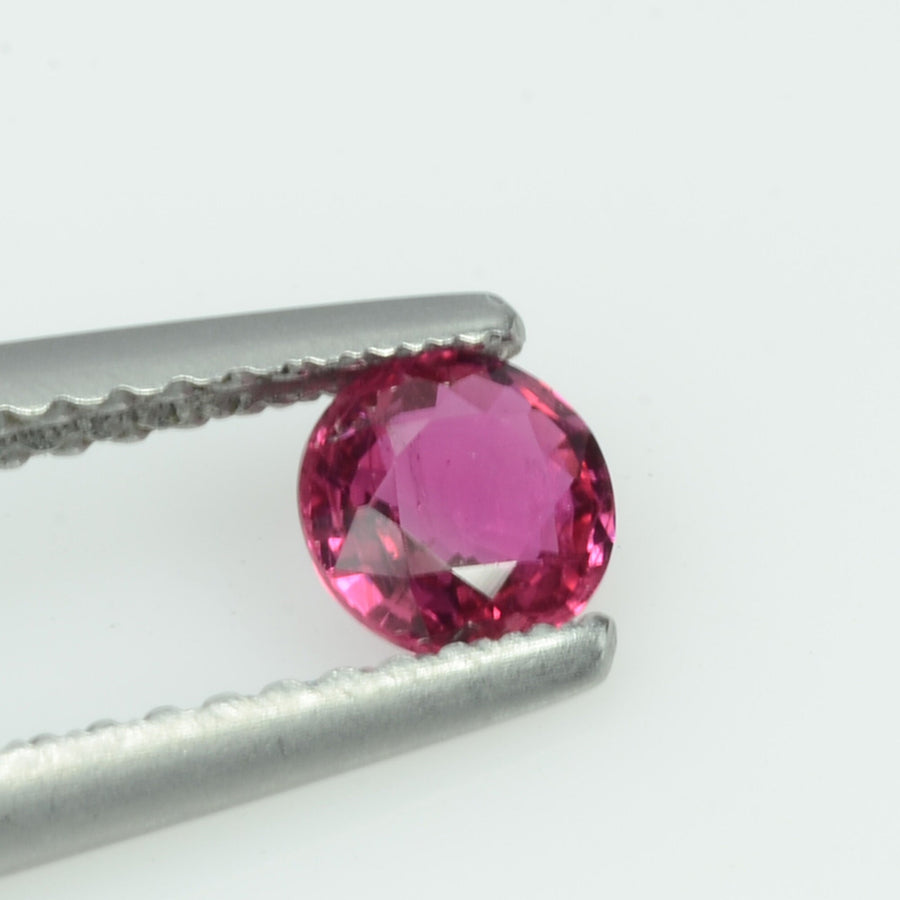 4.4 mm Natural Burma Ruby Loose Gemstone Round Cut