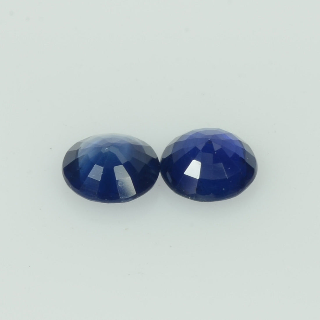 4.5 mm Natural Blue Sapphire Loose Pair Gemstone Round Cut