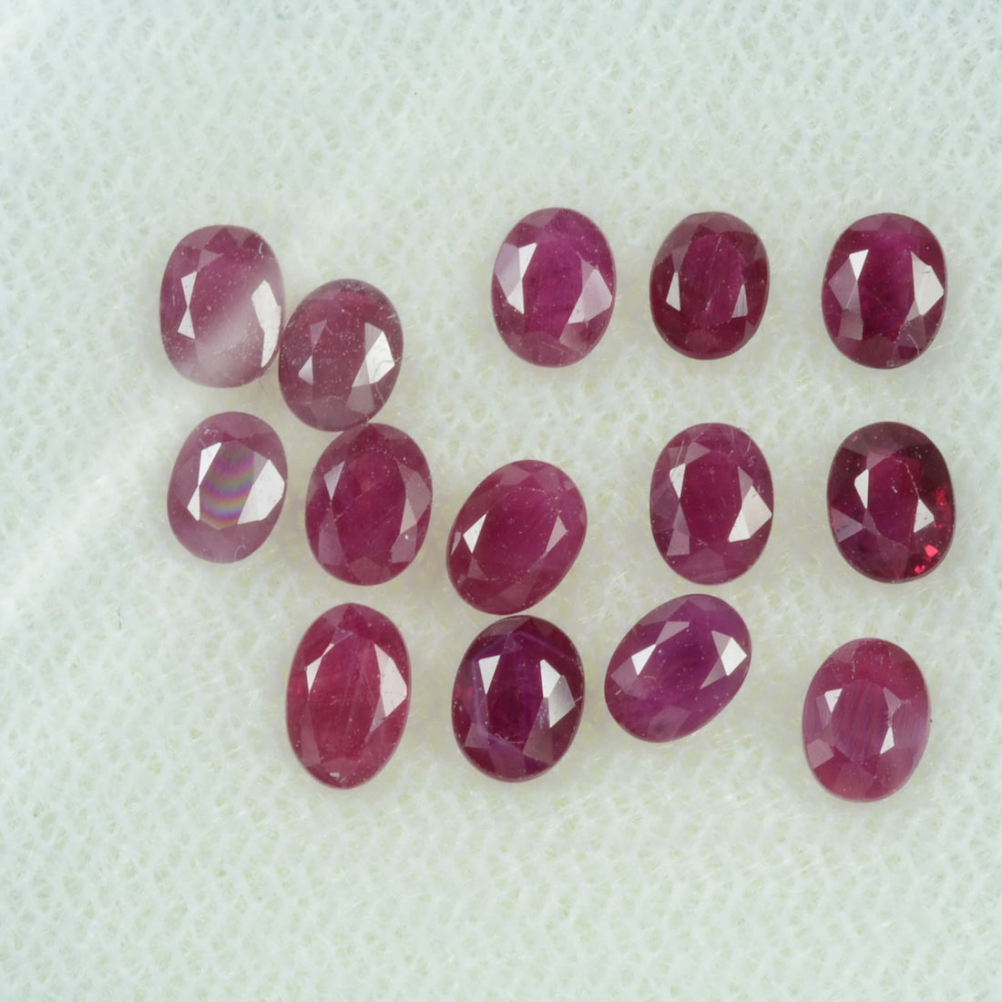 4x3 MM Natural Ruby Loose Gemstone Oval Cut