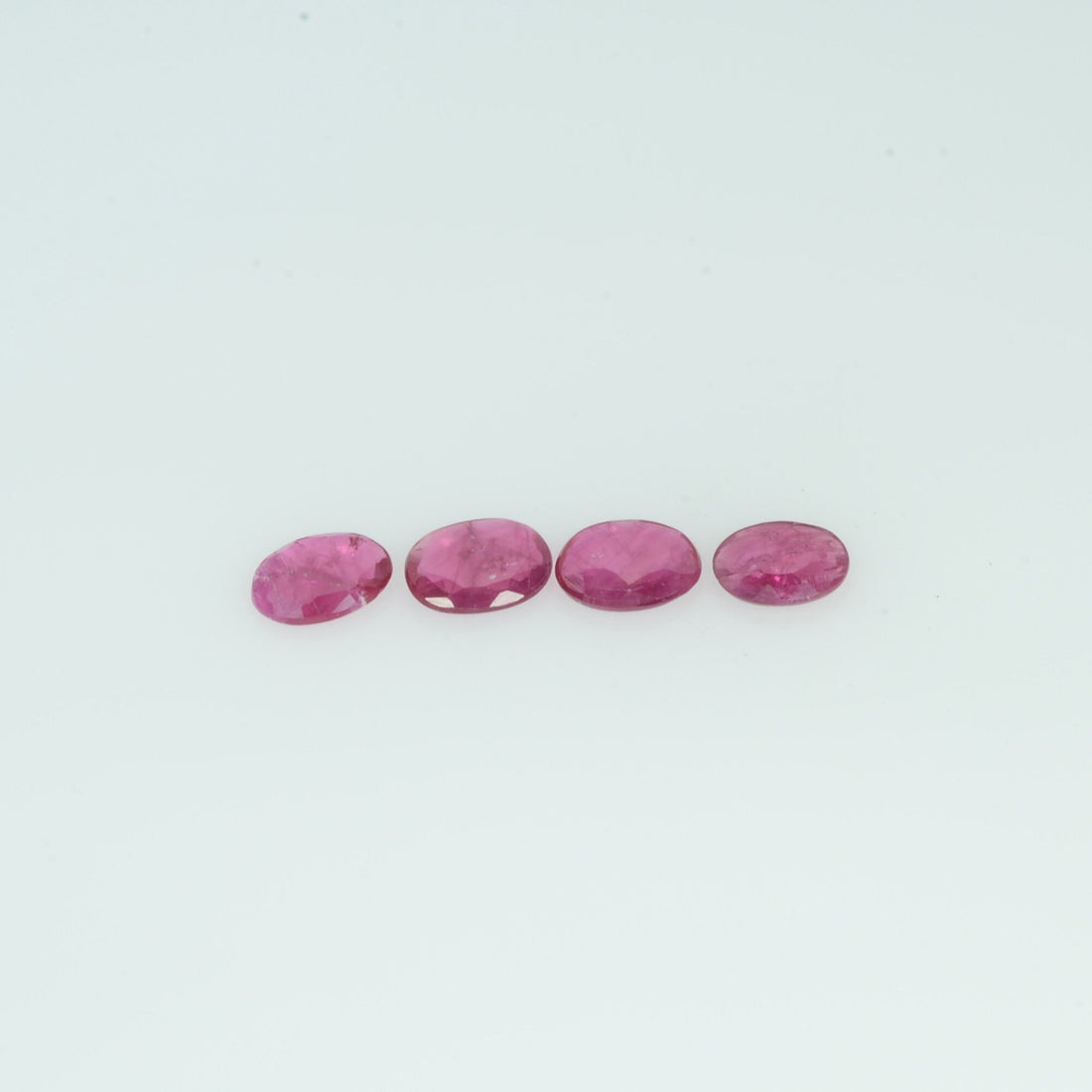 4x3 MM Natural Ruby Loose Gemstone Oval Cut