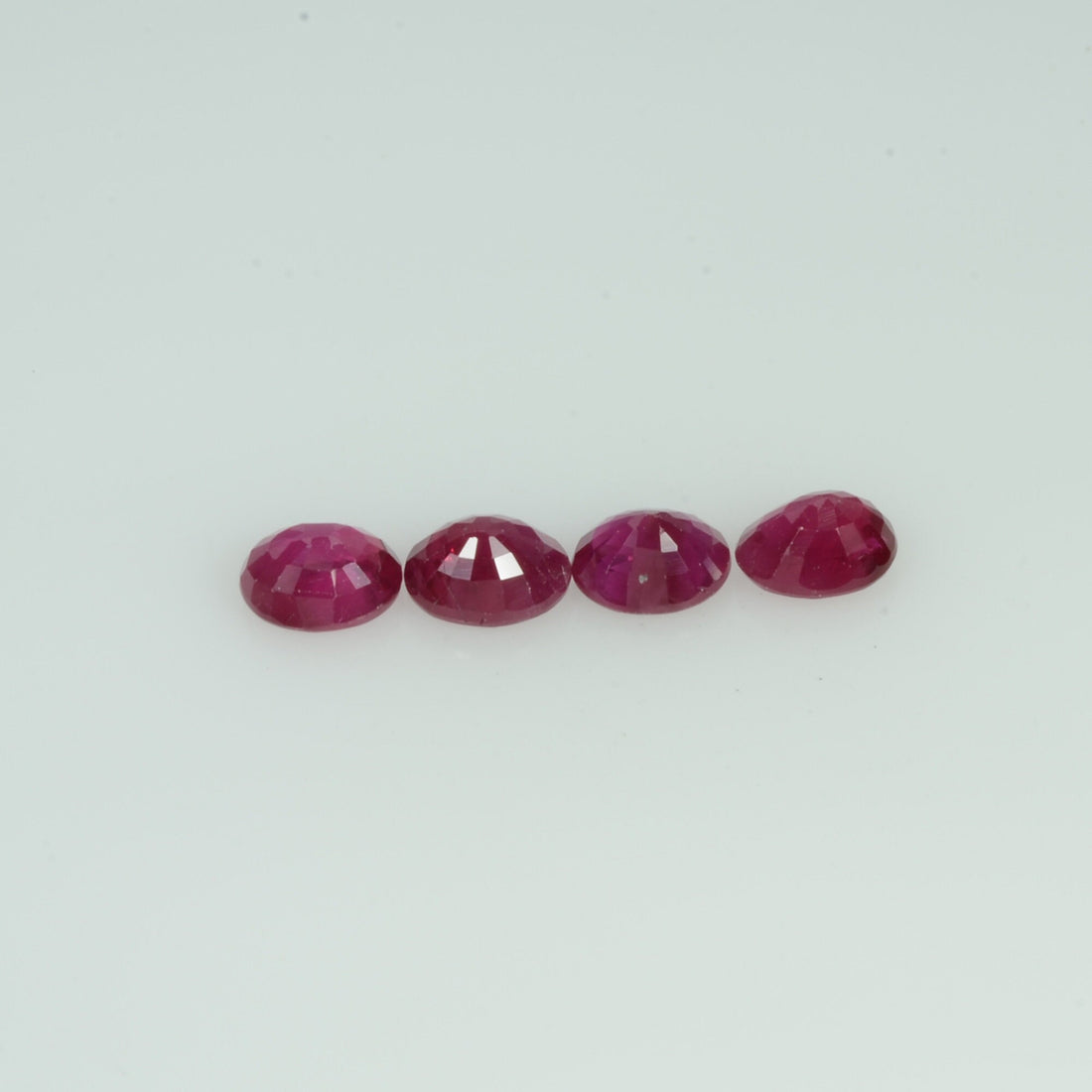 4.5x3.5 MM Natural Ruby Loose Gemstone Oval Cut