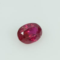 0.47 Cts Natural Burma Ruby Loose Gemstone Oval Cut