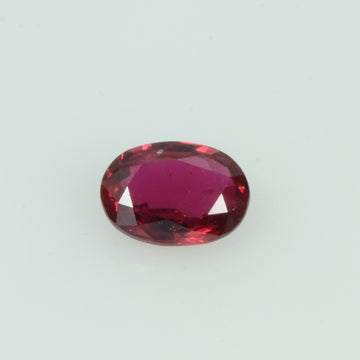 0.33 Cts Natural Burma Ruby Loose Gemstone Oval Cut