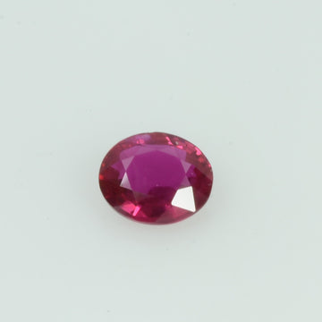 0.25 Cts Natural Burma Ruby Loose Gemstone Oval Cut