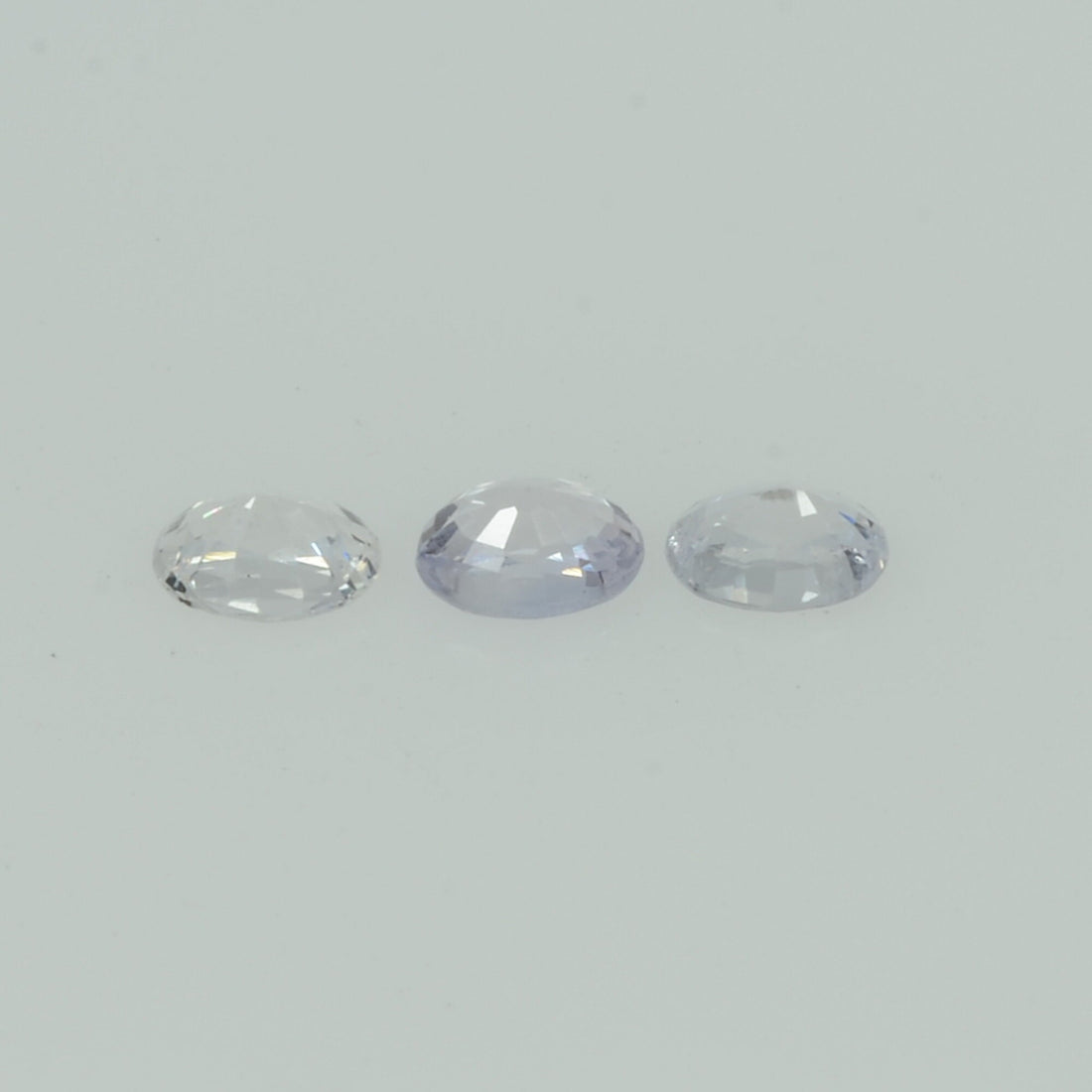 Natural white Sapphire Loose Gemstone Oval Cut