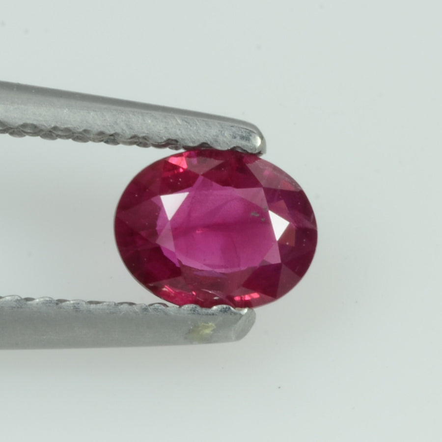 0.40 Cts Natural Vietnam Ruby Loose Gemstone Oval Cut