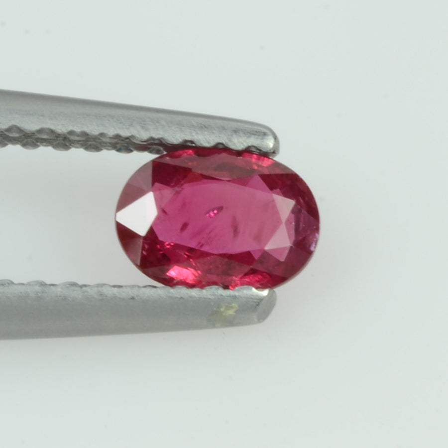 0.36 Cts Natural Vietnam Ruby Loose Gemstone Oval Cut