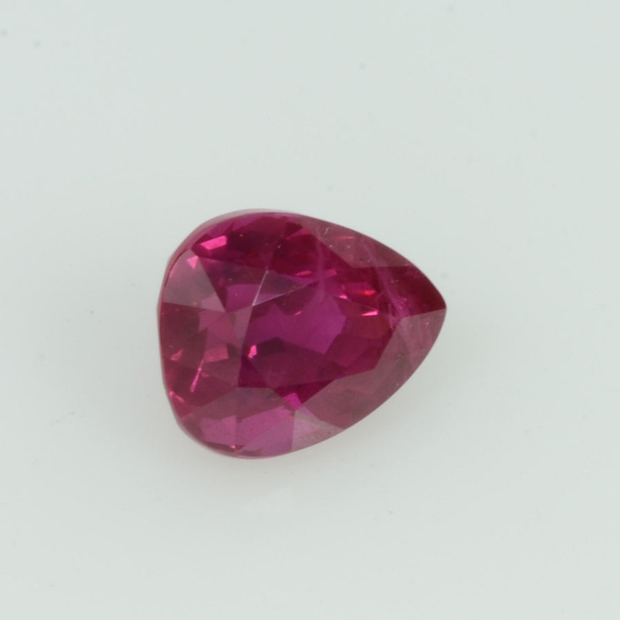 0.86 cts Natural Vietnam Ruby Loose Gemstone Pear Cut