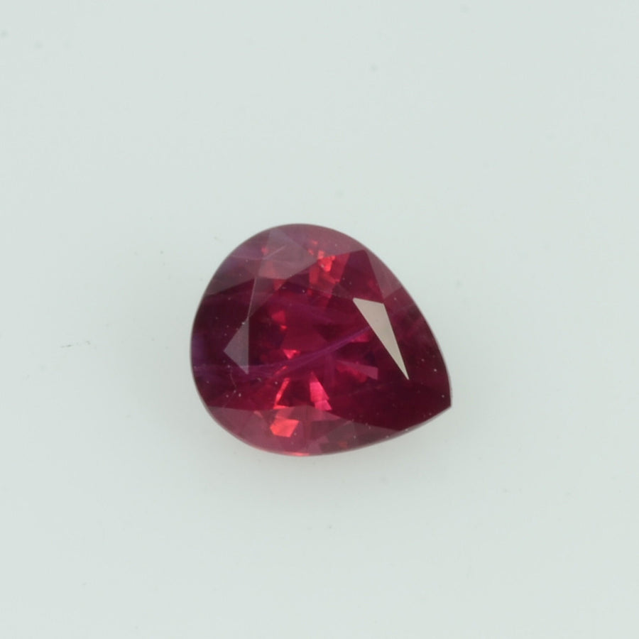 0.42 cts Natural Vietnam Ruby Loose Gemstone Pear Cut