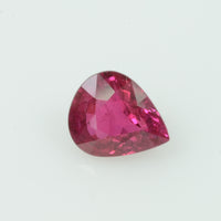 0.60 cts Natural Vietnam Ruby Loose Gemstone Pear Cut