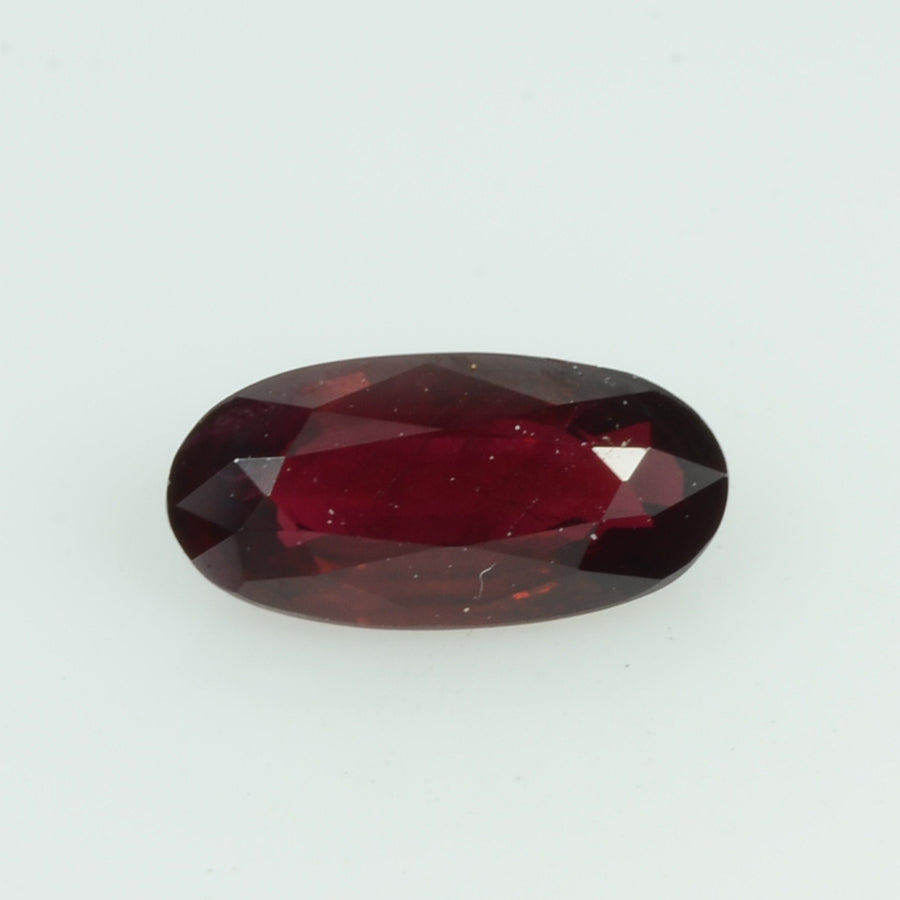 0.65 Cts Natural Burma Ruby Loose Gemstone Oval Cut