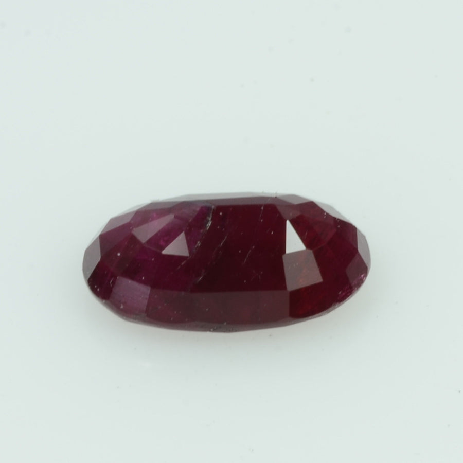 1.00 Cts Natural Burma Ruby Loose Gemstone Oval Cut - Thai Gems Export Ltd.