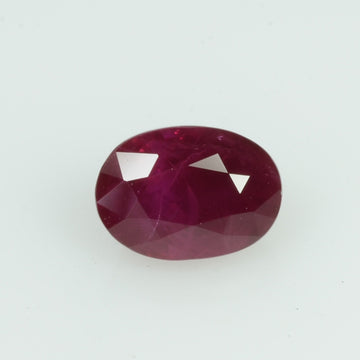0.92 Cts Natural Burma Ruby Loose Gemstone Oval Cut