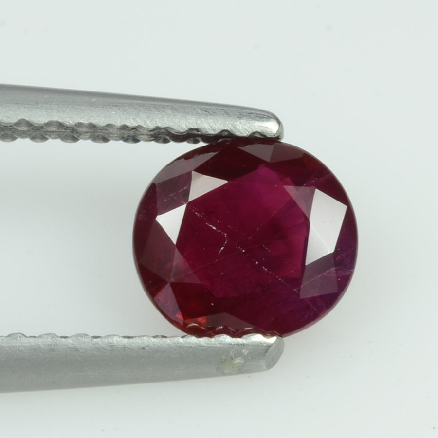0.89 Cts Natural Burma Ruby Loose Gemstone Oval Cut