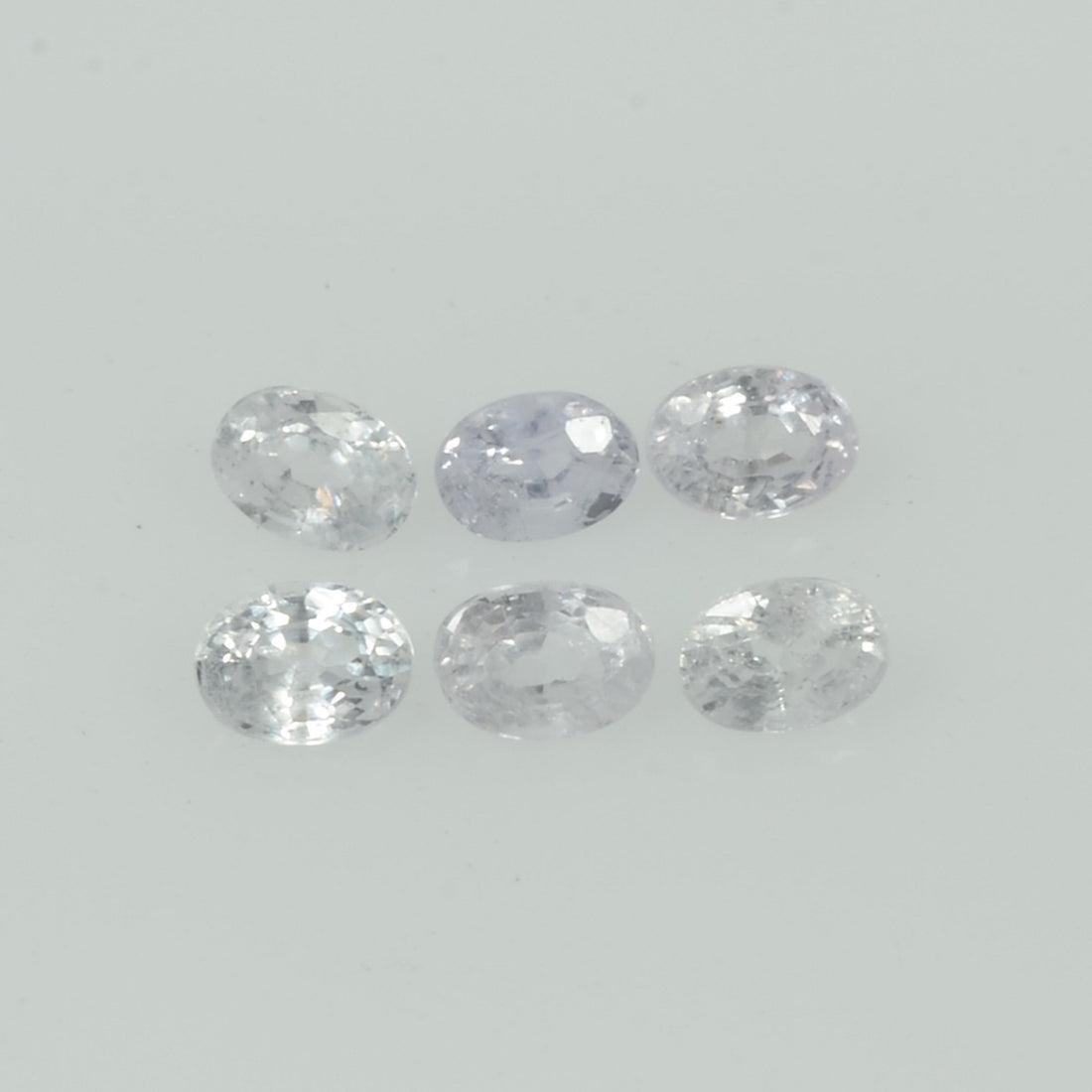 Natural White Sapphire Loose  Gemstone VS Quality  Oval Cut - Thai Gems Export Ltd.