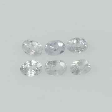 Natural White Sapphire Loose  Gemstone VS Quality  Oval Cut - Thai Gems Export Ltd.