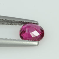 0.52 Cts Natural Burma Ruby Loose Gemstone Oval Cut