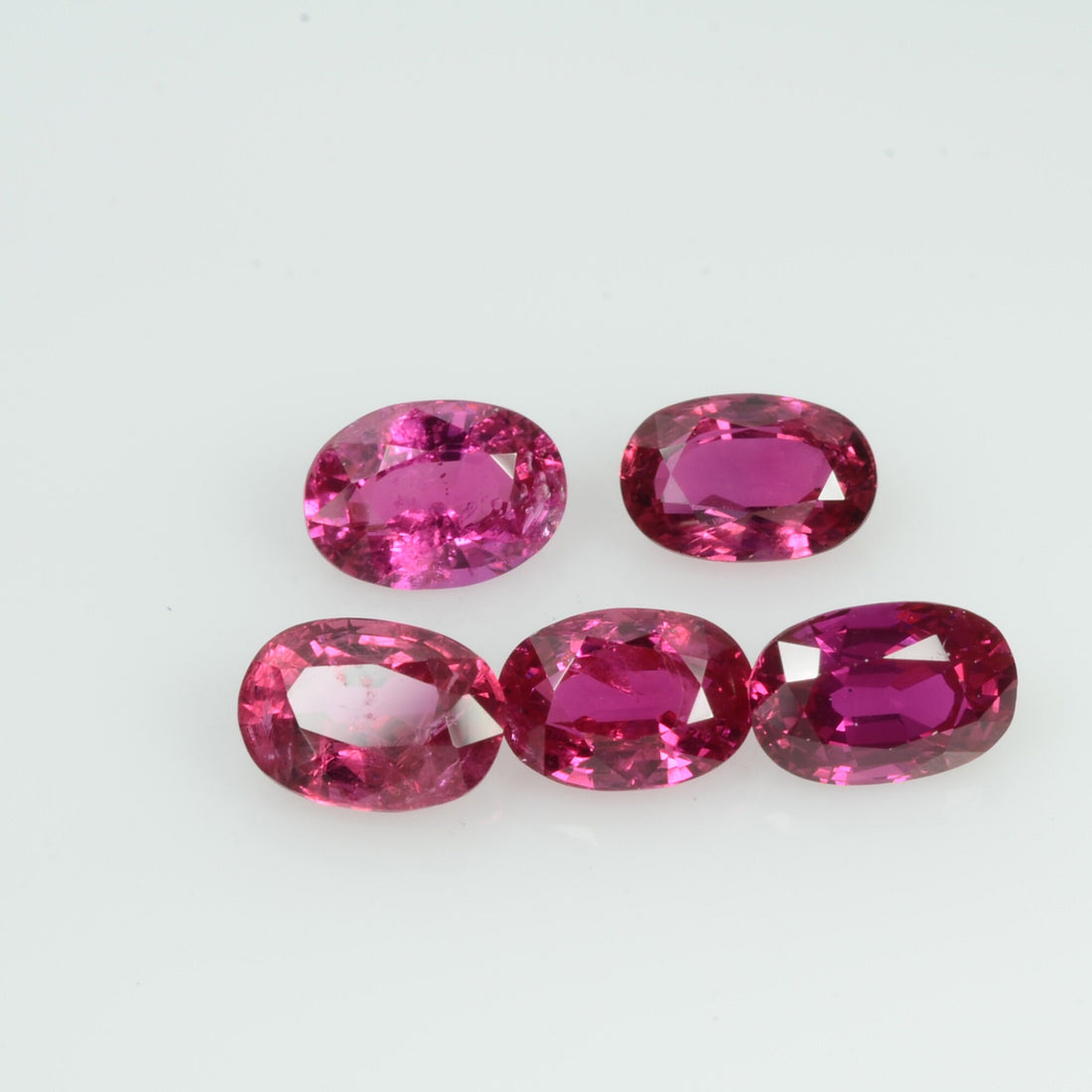 6x4 mm Natural Burma Ruby Loose Gemstone Oval Cut