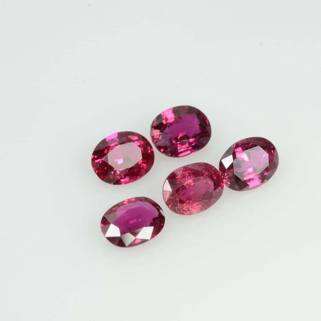 5x4 mm Natural Burma Ruby Loose Gemstone Oval Cut