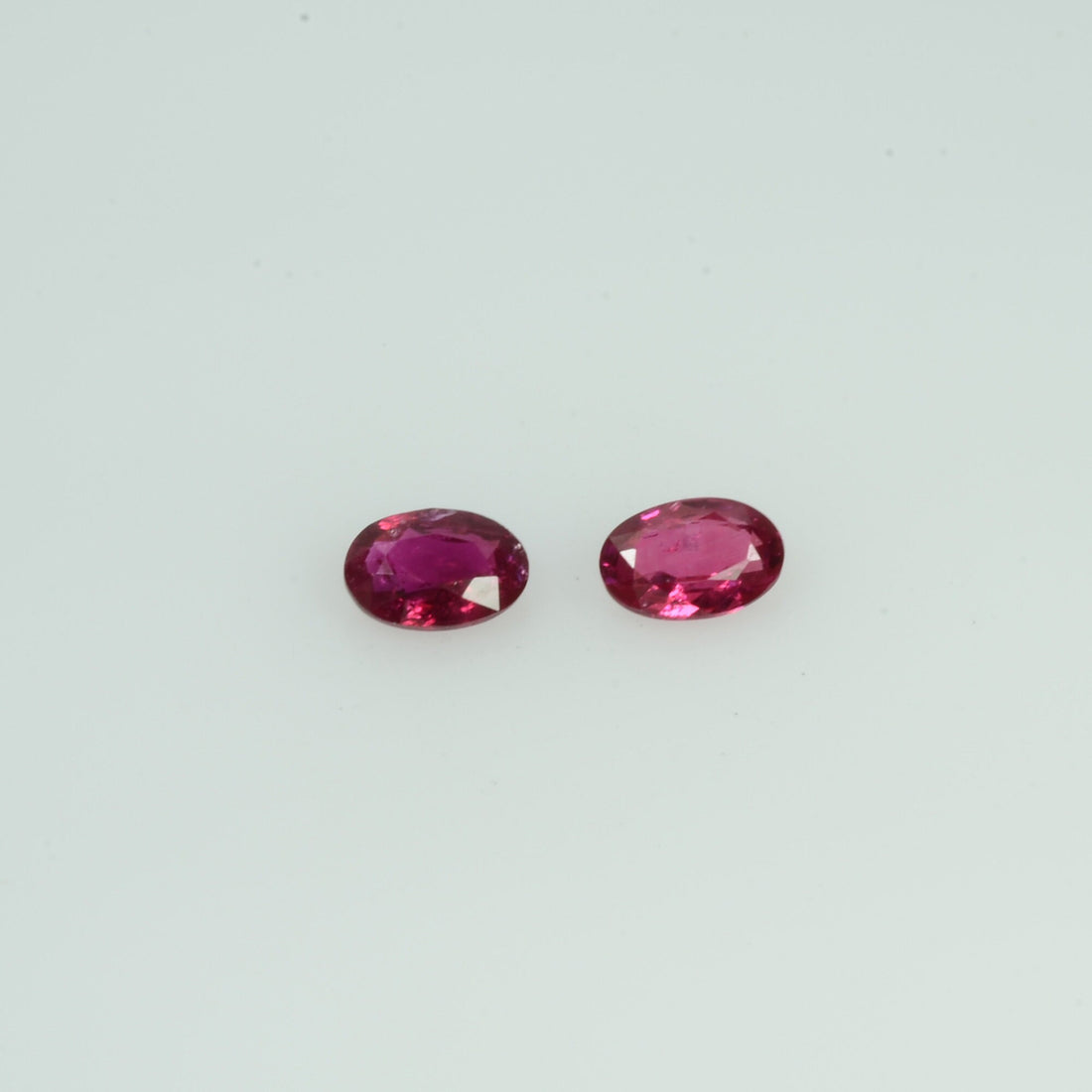 4x3 mm Natural Burma Ruby Loose Gemstone Oval Cut