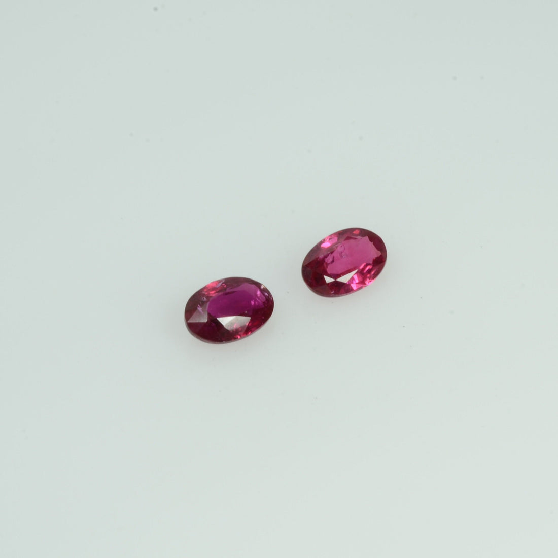 4x3 mm Natural Burma Ruby Loose Gemstone Oval Cut