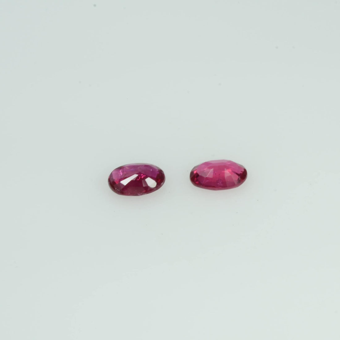 4x3 mm Natural Burma Ruby Loose Gemstone Oval Cut