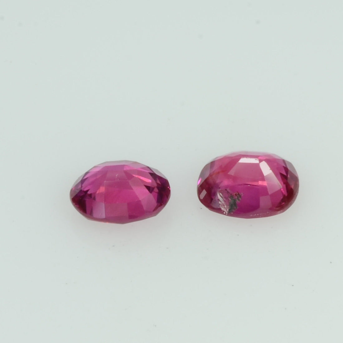 4x3 mm Natural Burma Ruby Loose Gemstone Oval Cut