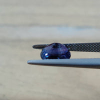 2.94 cts Unheated Natural Purple Sapphire Loose Gemstone Oval Cut