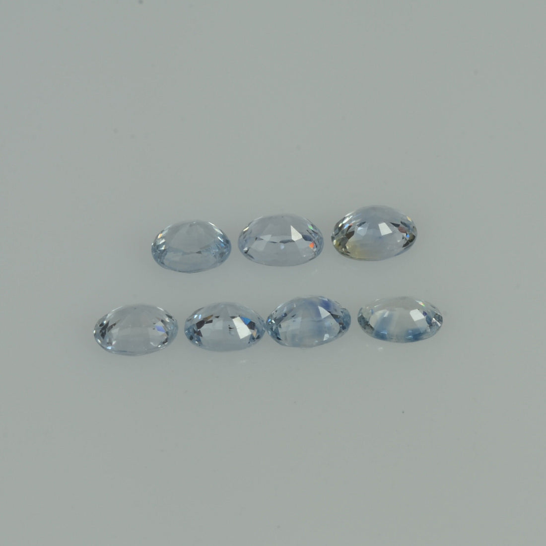 Natural white Sapphire Loose Gemstone Oval Cut
