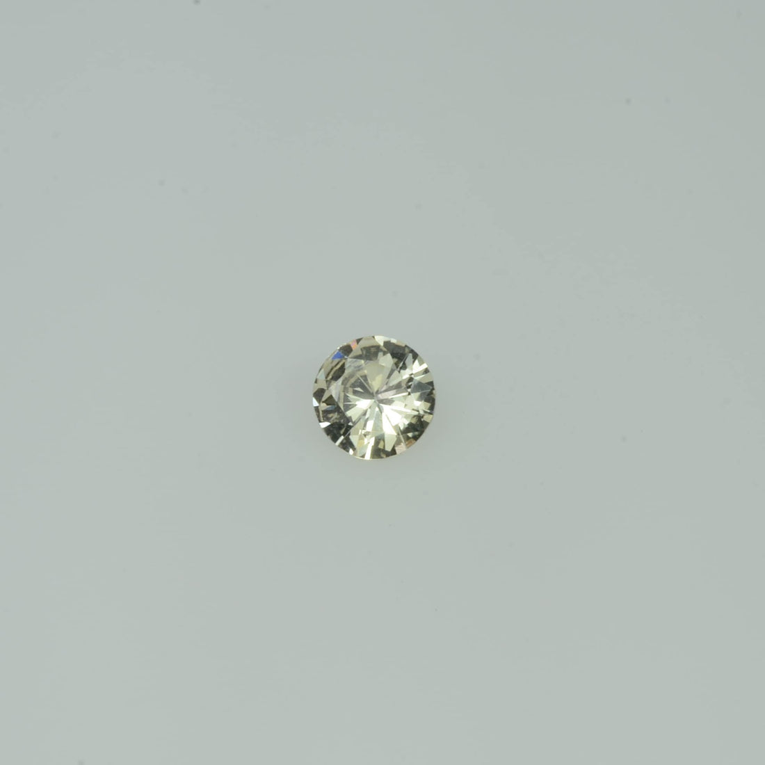 3-5 mm Natural Pastel Yellow  Sapphire Loose Gemstone Round Diamond Cut Cleanish Quality 
