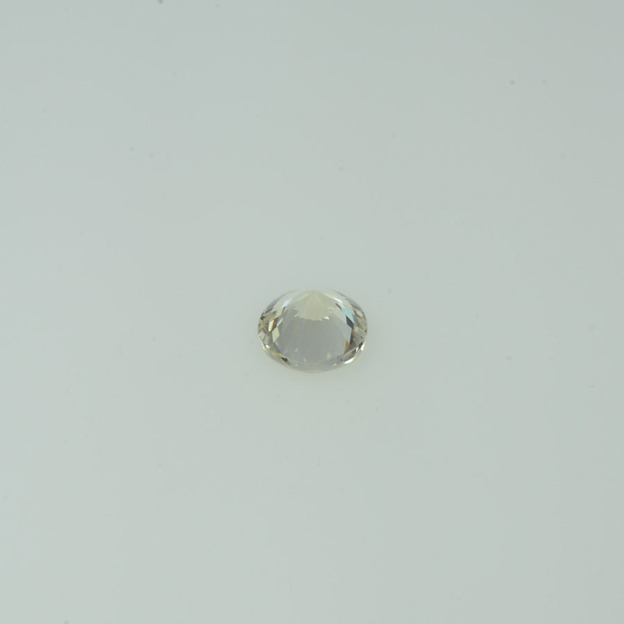 3-5 mm Natural Pastel Yellow  Sapphire Loose Gemstone Round Diamond Cut Cleanish Quality 
