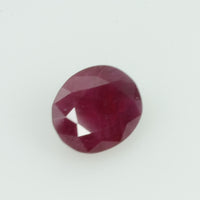 0.73 Cts Natural Burma Ruby Loose Gemstone Oval Cut