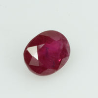 1.12 Cts Natural Burma Ruby Loose Gemstone Oval Cut