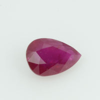 0.85 Cts Natural Burma Ruby Loose Gemstone Pear Cut