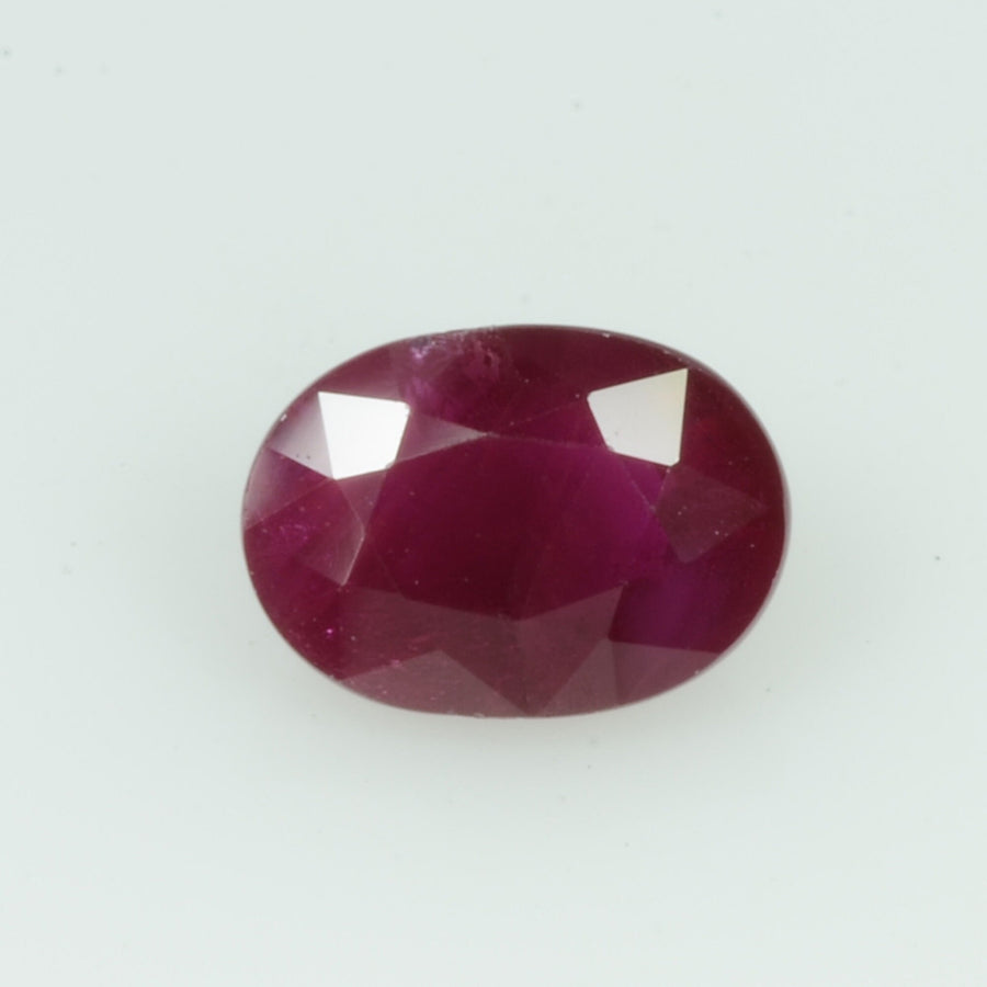 1.01 Cts Natural Burma Ruby Loose Gemstone Oval Cut
