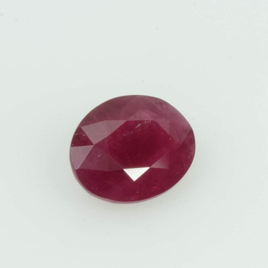 0.66 Cts Natural Burma Ruby Loose Gemstone Oval Cut