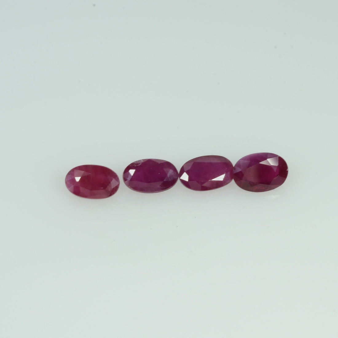 5x3 mm Natural Burma Ruby Loose Gemstone Oval Cut