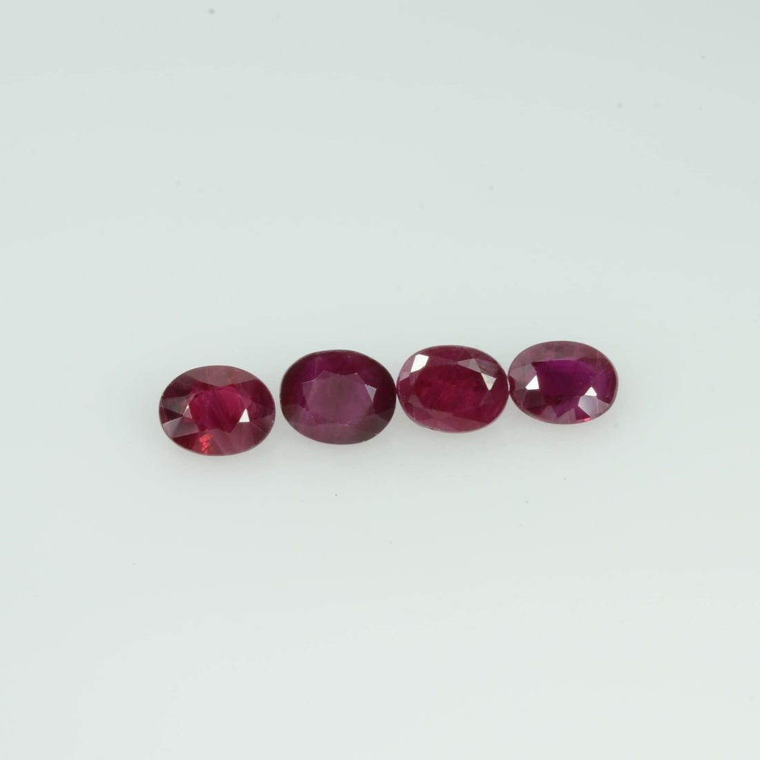 4.5x3.5 MM Natural Ruby Loose Gemstone Oval Cut