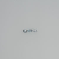 2.5-3.5 mm Natural Yellowish White Sapphire Loose Vs Quality Gemstone Round Diamond Cut