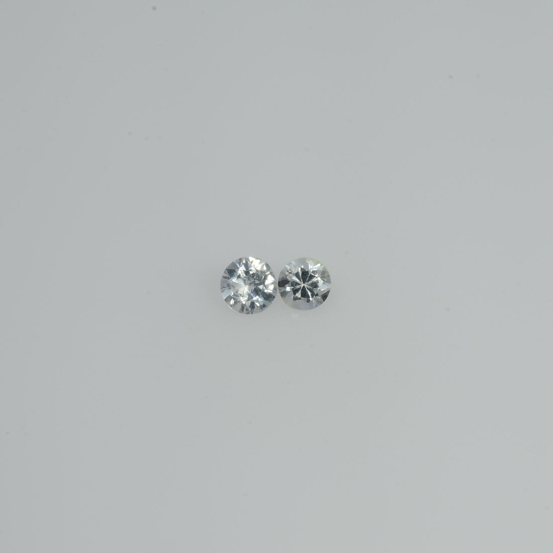 2.0-3.0 mm Natural Yellowish white Sapphire Loose Vs Quality Gemstone Round Diamond Cut