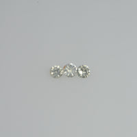 2.5-3.00 mm Natural Yellowish white Sapphire Loose Pk Quality  Gemstone Round Diamond Cut - Thai Gems Export Ltd.