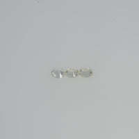 3.0 mm Natural Yellowish white Sapphire Loose Vs Quality  Gemstone Round Diamond Cut