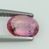 1.48 cts Natural Pink Sapphire Loose Gemstone Oval Cut
