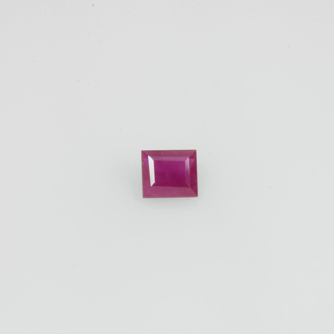 4x3 mm Natural Burma Ruby Loose Gemstone Long Square Cut