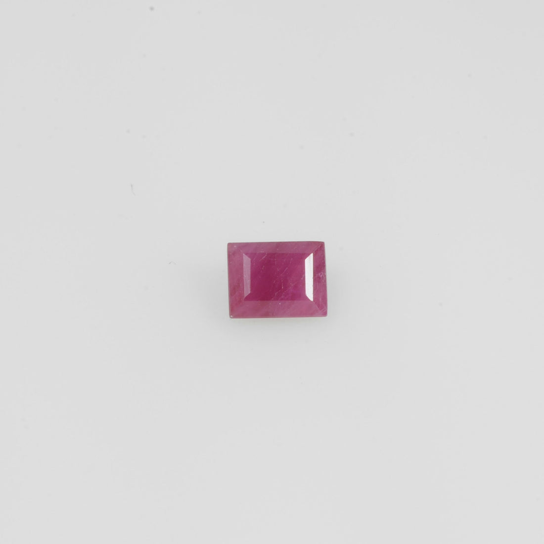 4.5x3.5 mm Natural Burma Ruby Loose Gemstone Long Square Cut