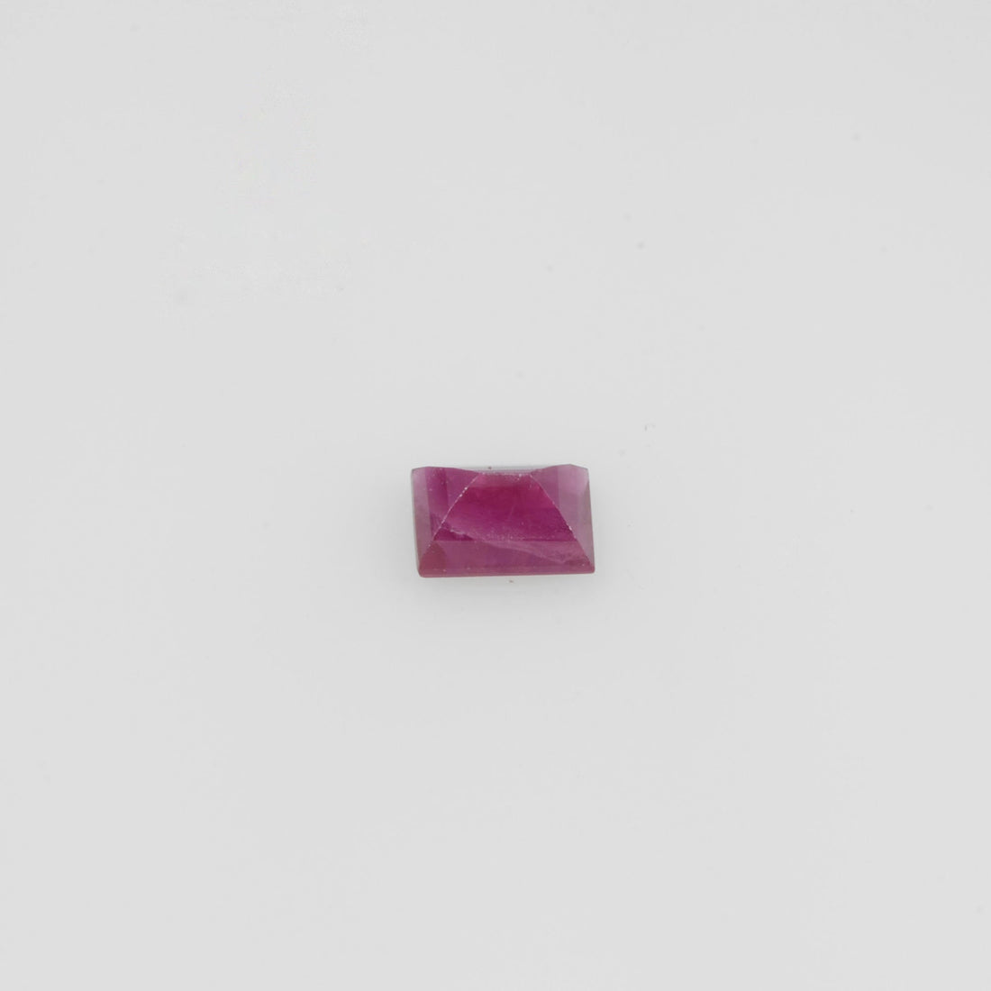 4.5x3.5 mm Natural Burma Ruby Loose Gemstone Long Square Cut